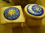 Sun and Moon trinket boxes